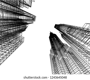 city 3d illustration