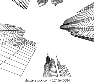city 3d illustration