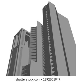 city 3d illustration