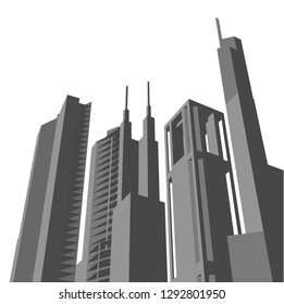city 3d illustration