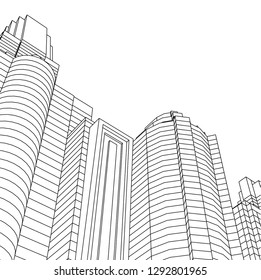 city 3d illustration