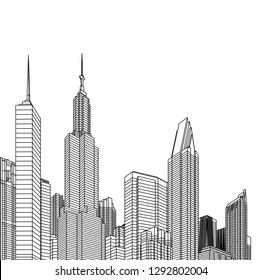 city 3d illustration