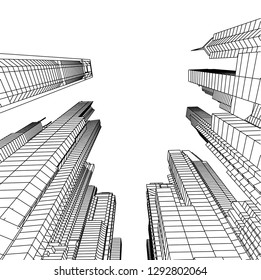 city 3d illustration