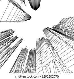 city 3d illustration