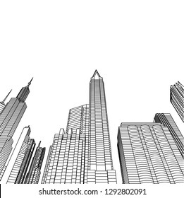 city 3d illustration