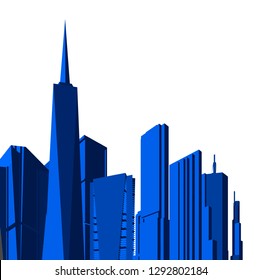 city 3d illustration
