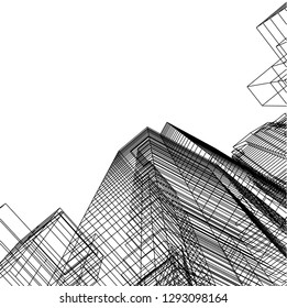 city 3d illustration