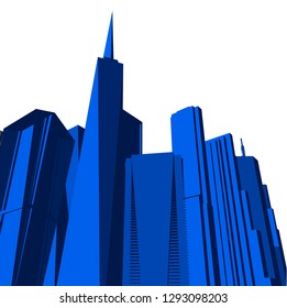 city 3d illustration