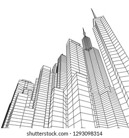 city 3d illustration