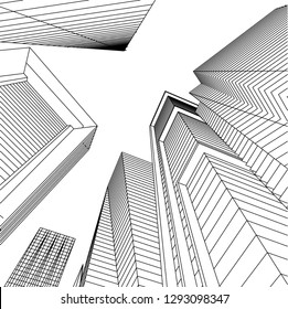 city 3d illustration