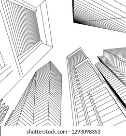 city 3d illustration