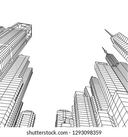 city 3d illustration