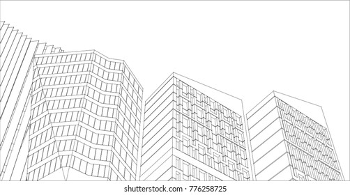 city, 3d illustration