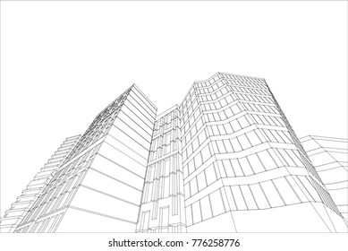 city, 3d illustration