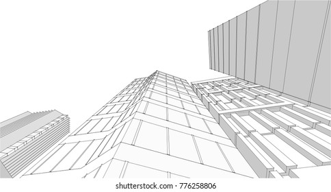 city, 3d illustration