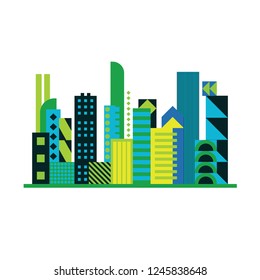 city abstract background
