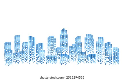 City abstract background, architecture and civil engineering backdrop, book cover and banner