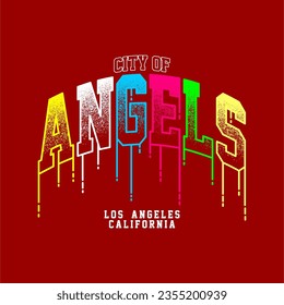 city of angels abstract simple vintage 