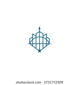 Cidade do Arqueiro, logo abstrato.