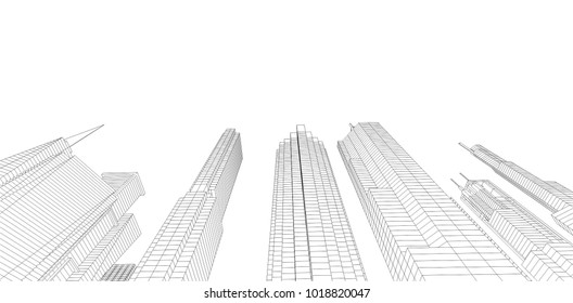 city architecture 3d