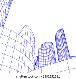 city architecture 3d