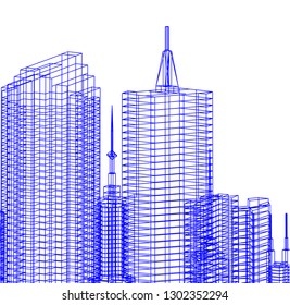 city architecture 3d