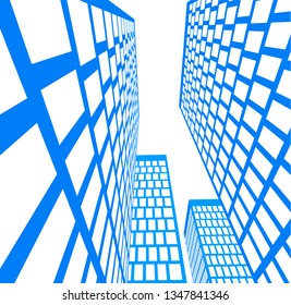 City architecture building