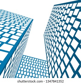 City architecture building