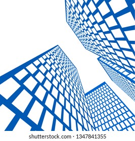 City architecture building