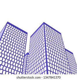 City architecture building