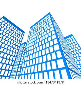 City architecture building
