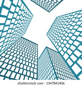 City architecture building
