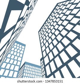 City architecture building