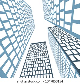 City architecture building