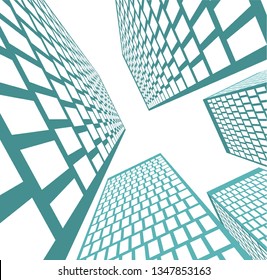 City architecture building
