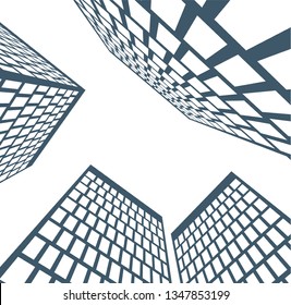 City architecture building