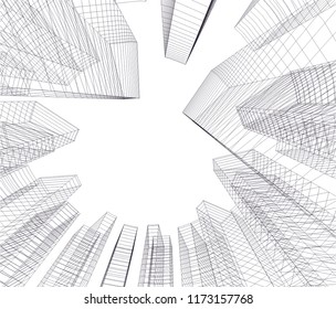 city architecture building 3d 