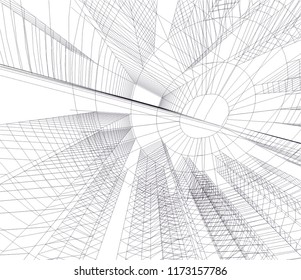 city architecture building 3d 