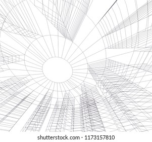 city architecture building 3d 
