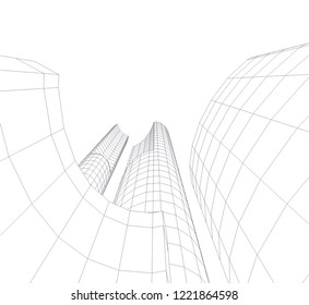 city architecture building 3d 