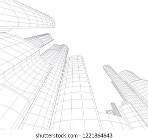 city architecture building 3d 