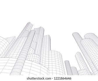 city architecture building 3d 