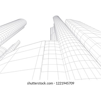 city architecture building 3d 