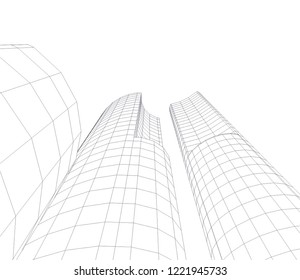 city architecture building 3d 