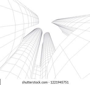 city architecture building 3d 