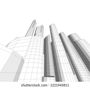 city architecture building 3d 