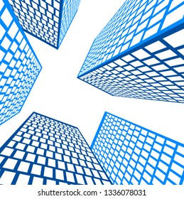 City architecture building, icon