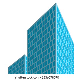 City architecture building, icon
