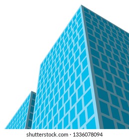 City architecture building, icon