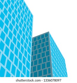 City architecture building, icon